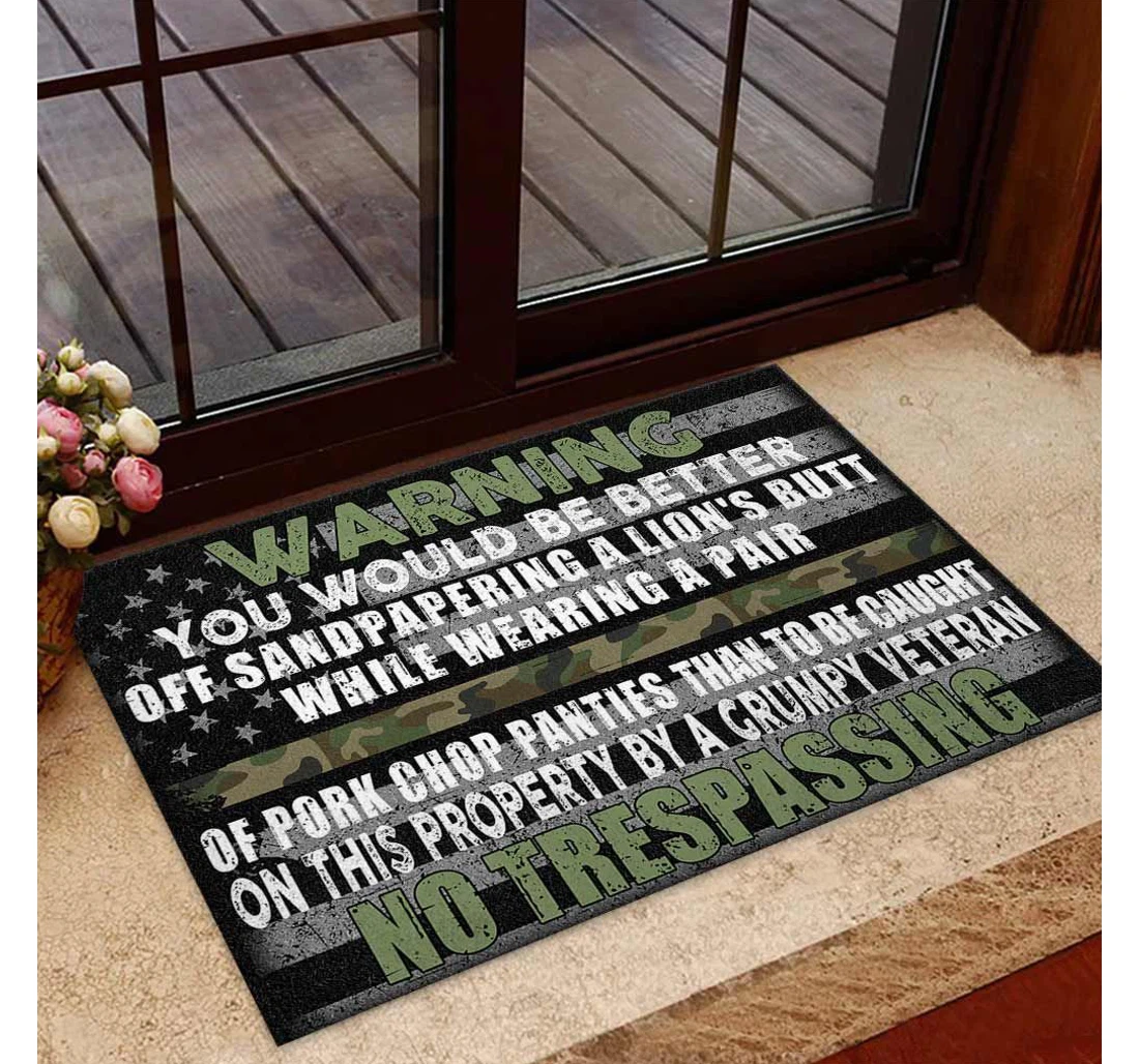 Warning - Veteran Doormat