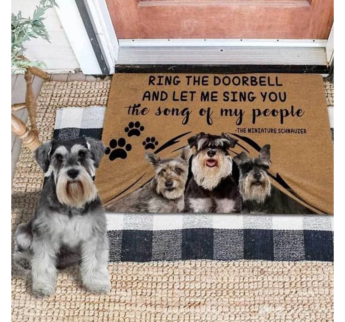 Schnauzers Dog Doormat