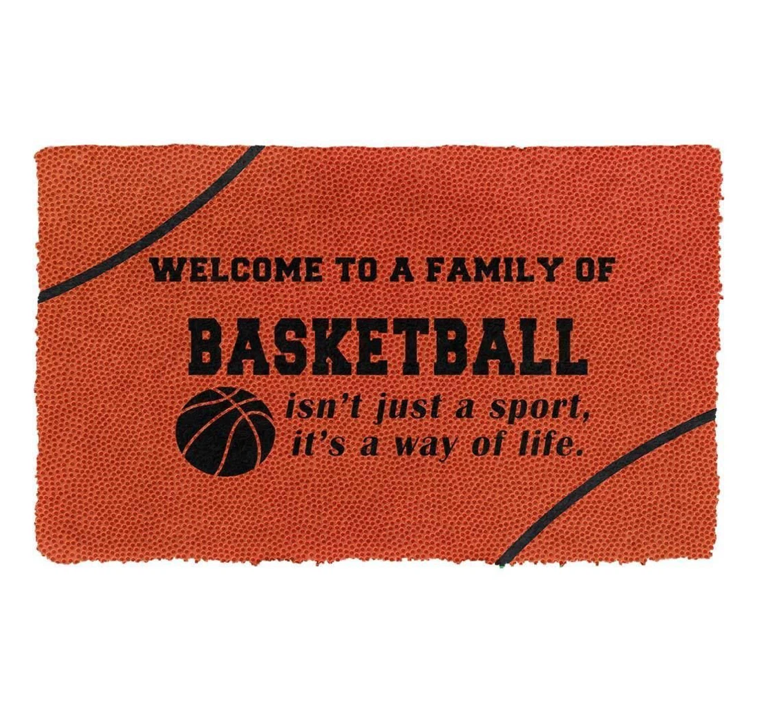 Basketball Family Doormat
