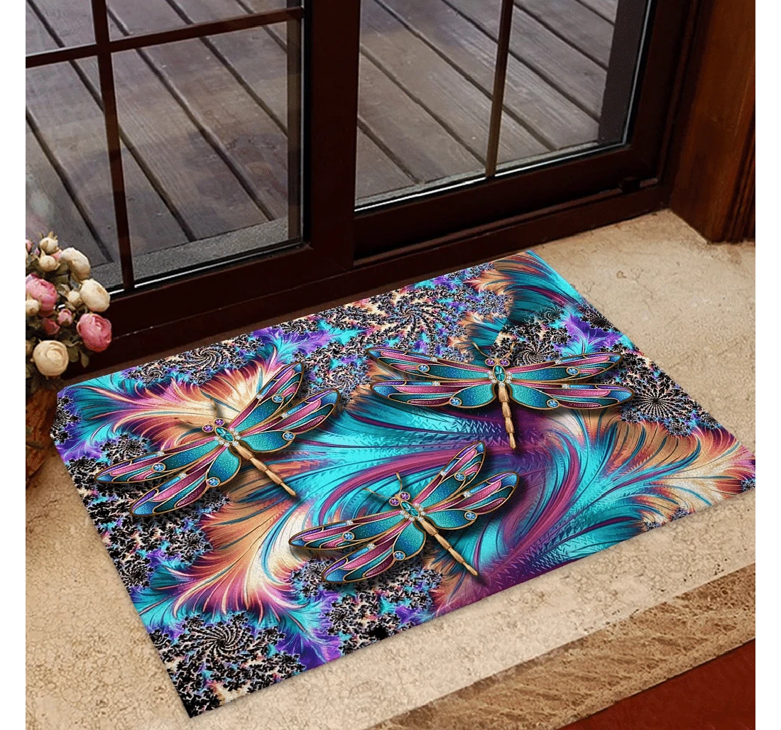 Magic Dragonflies Doormat