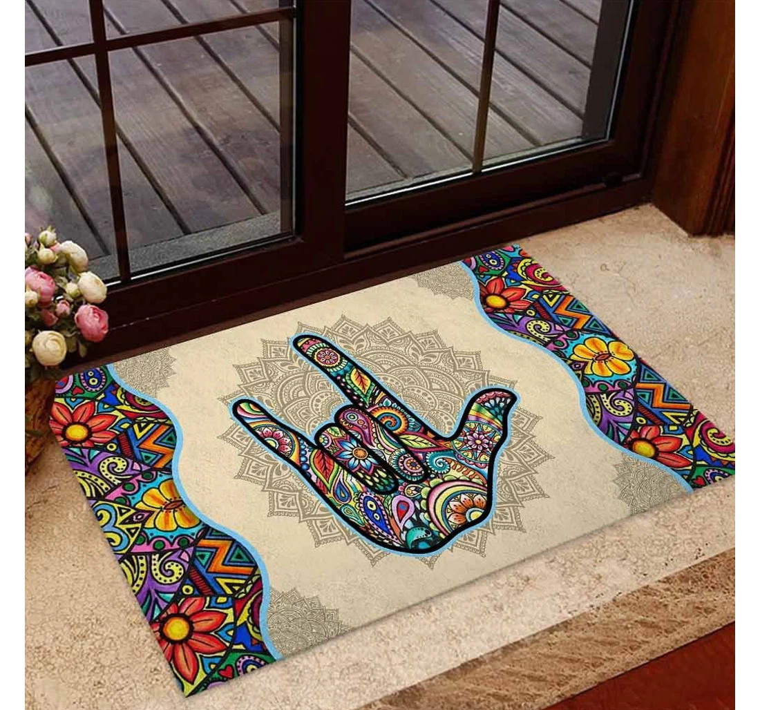 Love - American Sign Language Doormat
