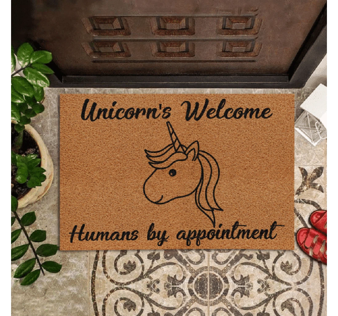Unicorns Welcome Doormat