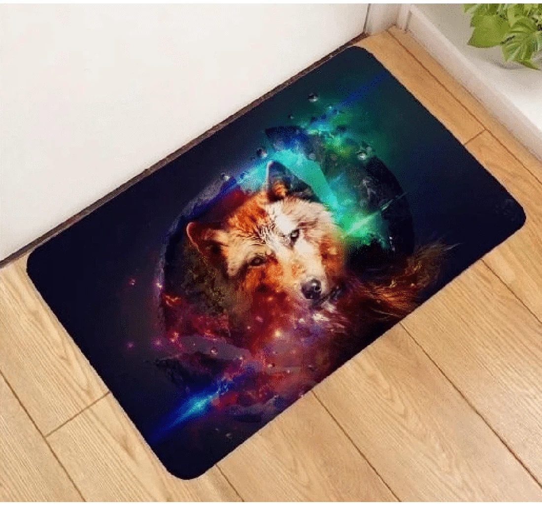 Wolf Galaxy Doormat