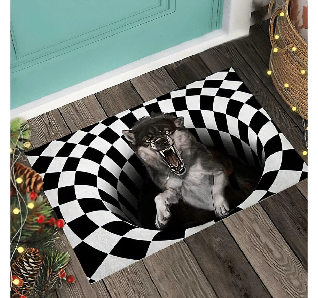 Wolf Doormat