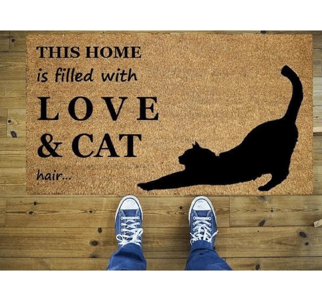 Love Cat Doormat