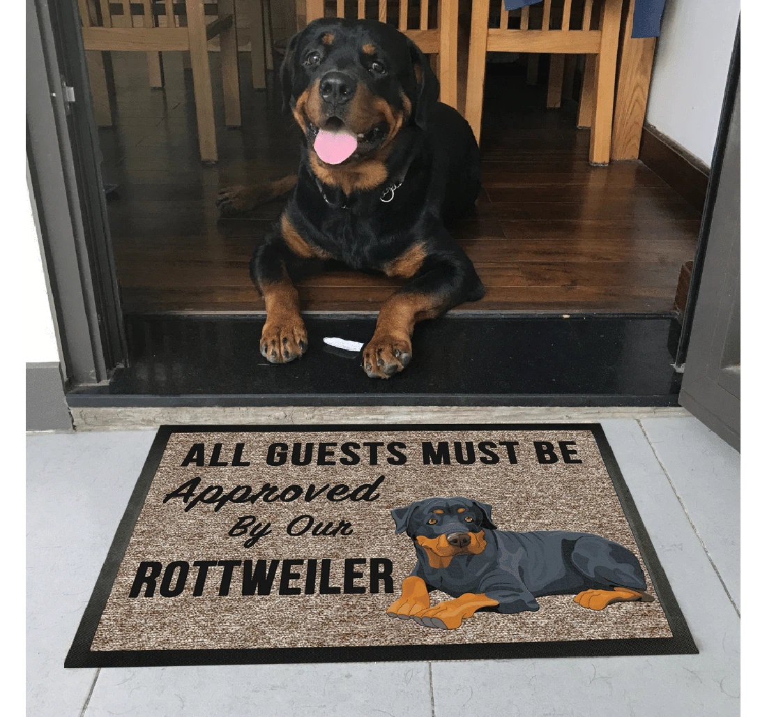 Rottweiler Dog 6 Doormat