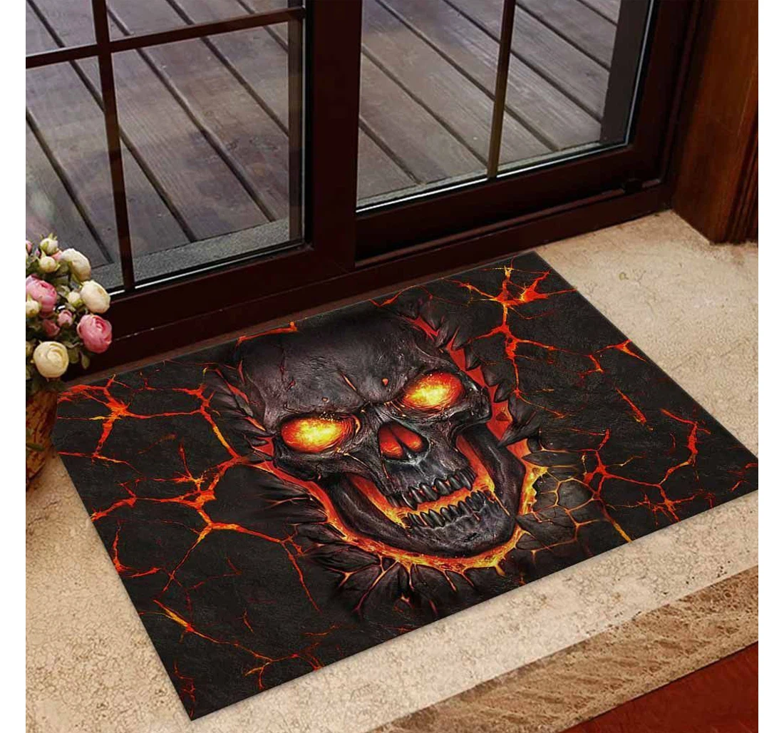 Lava Skull Doormat