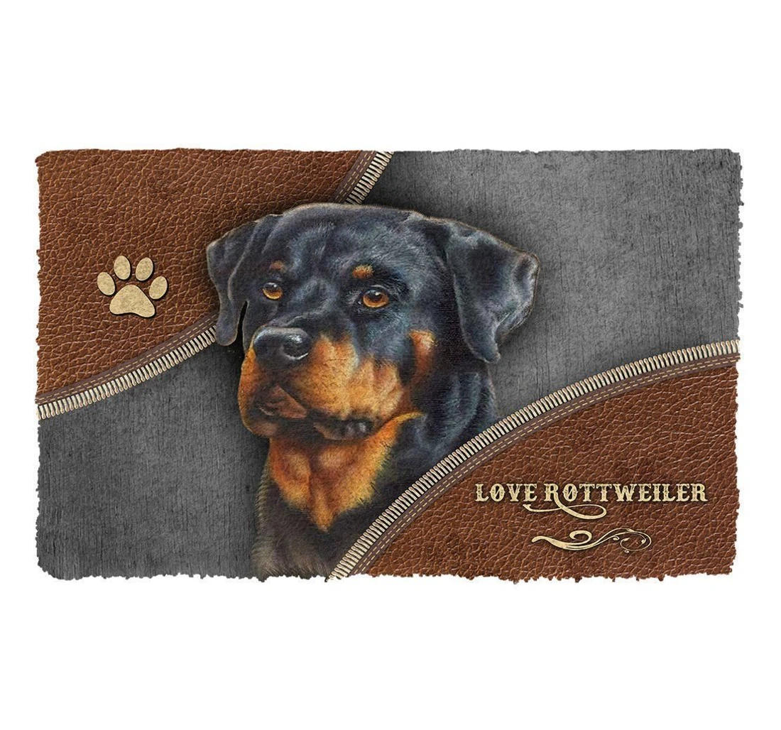 3d Rottweiler Doormat