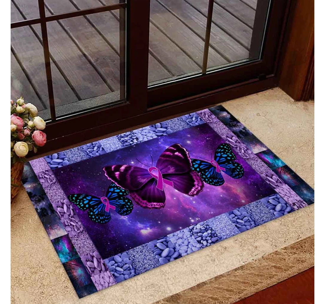 Fibromyalgia Awareness Doormat