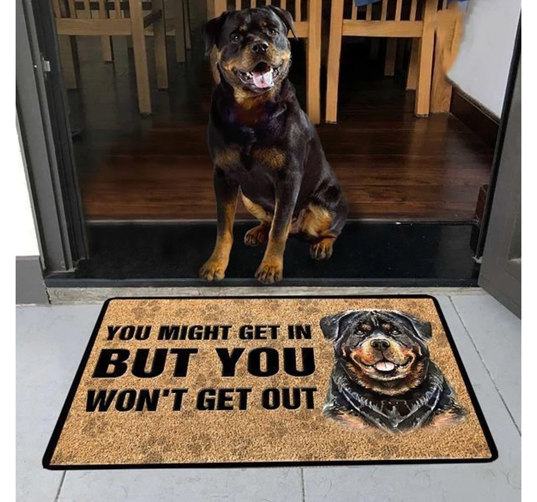 Rottweiler Dog Doormat