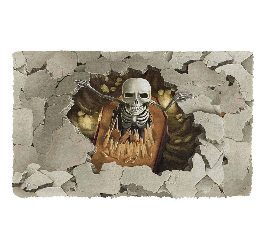 3d Skeleton Doormat