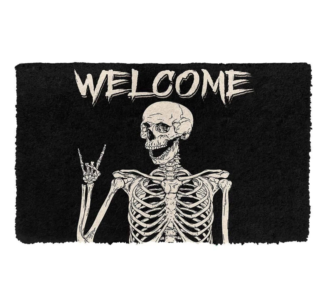 3d Welcome Skeleton Doormat