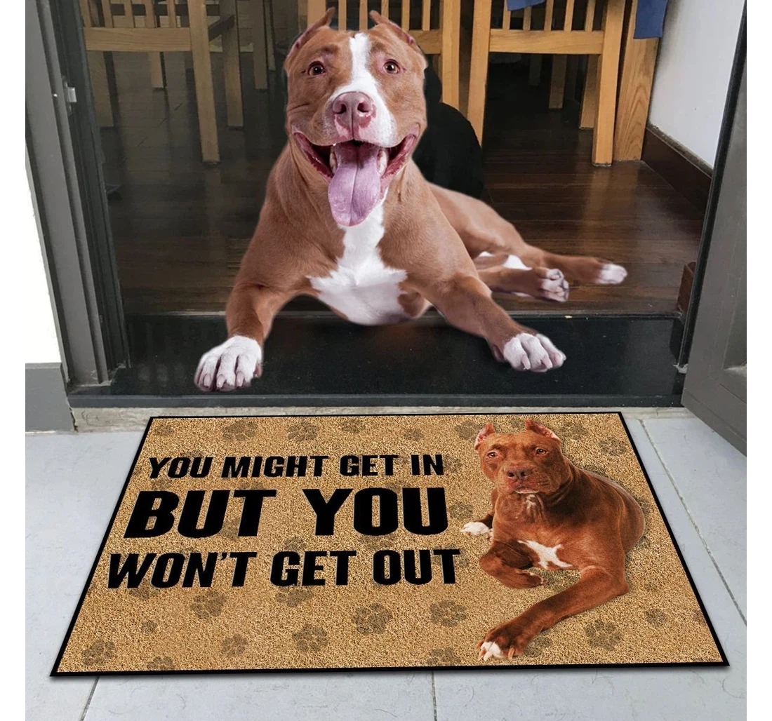 Pitbull Dog 6 Doormat