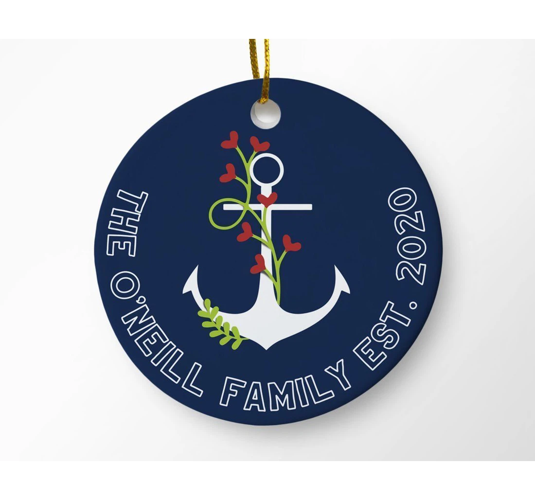 Family Nautical Personalized Decoration Ornament