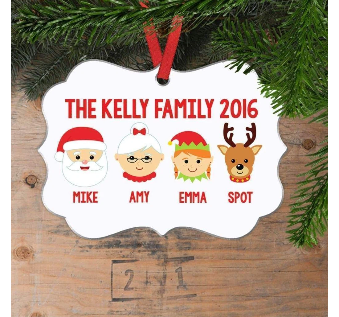 Personalized Family Member Name Ornament