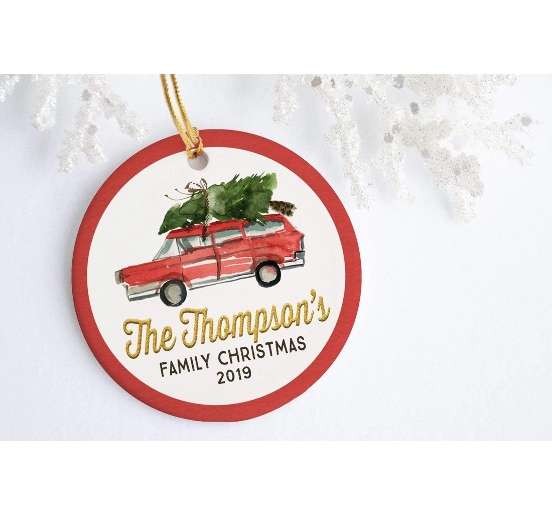 Family Vacation Personalized Ornament