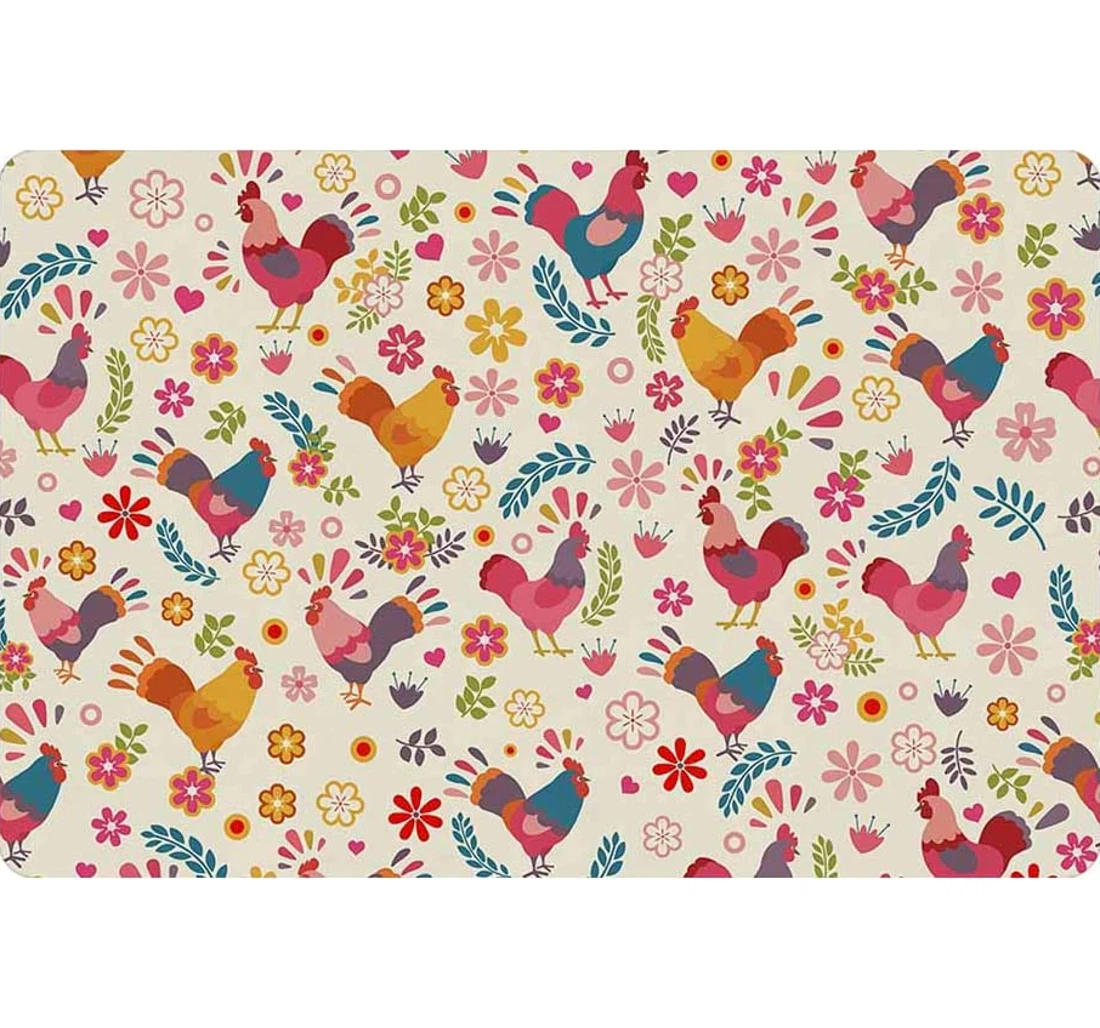 Heart Pattern Valentine Anti-Slip, Water-Absorbent Doormat