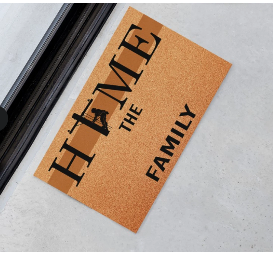 Lineman The Family Anti-Slip, Water-Absorbent Doormat