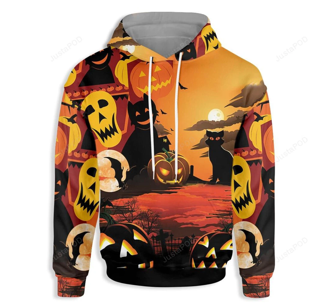 Personalized The Halloween Nightmare Halloween Up - 3D Printed Pullover Hoodie