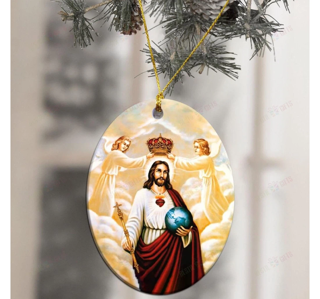 Personalized Love Jesus Ornament