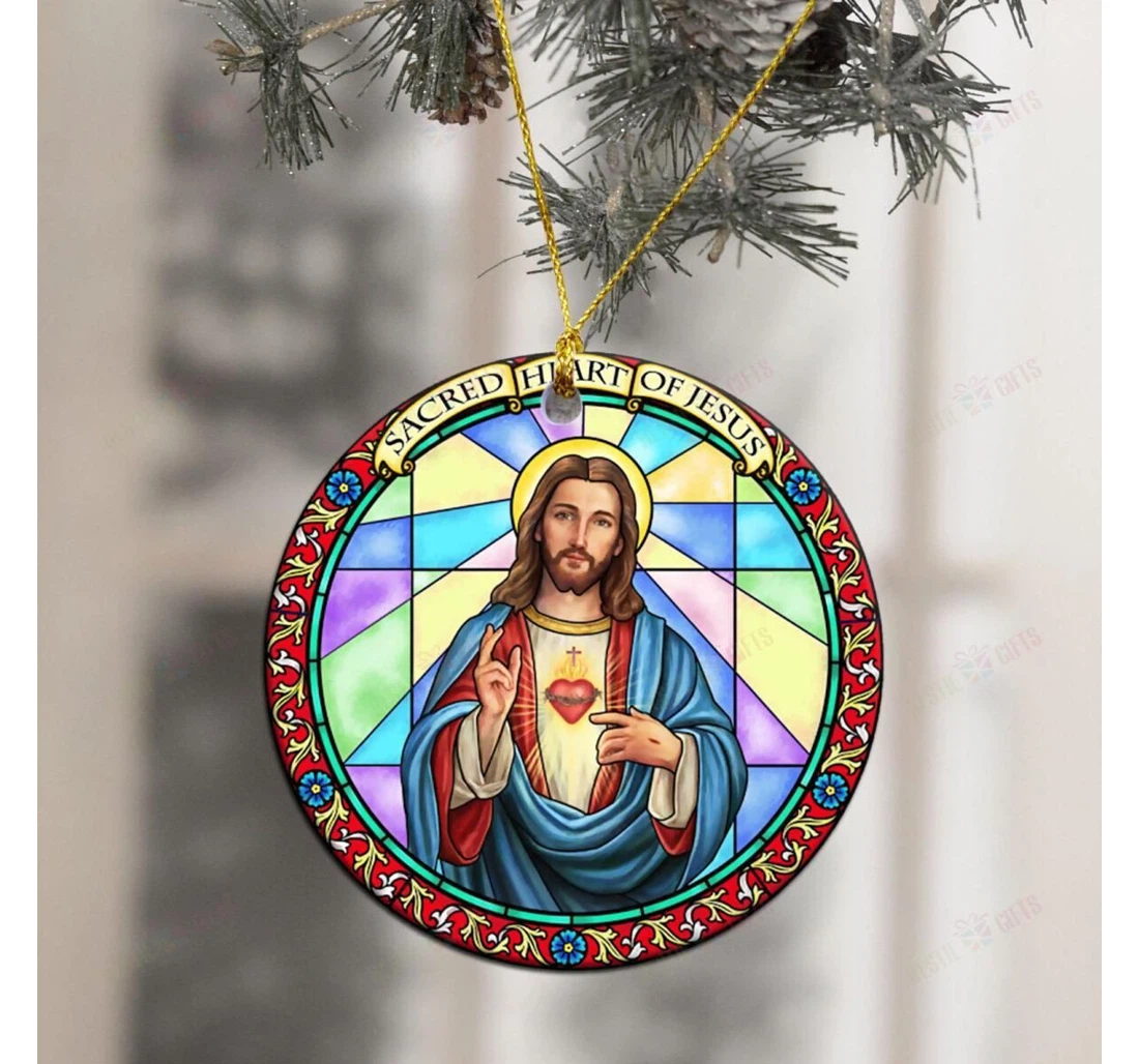 Personalized Love Jesus Ornament