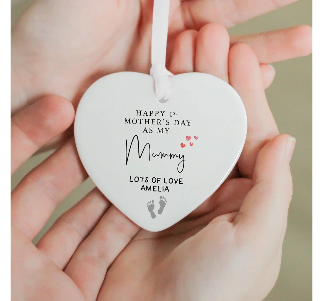 Personalized Happy 1st Mother's Day Gift Ornament