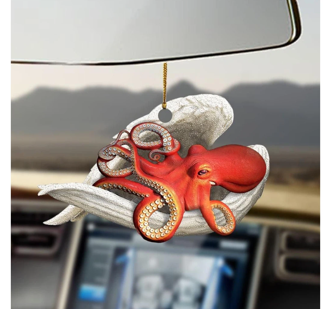 Personalized Octopus Sleeping Angel P303 Panorpg0025 Ornament