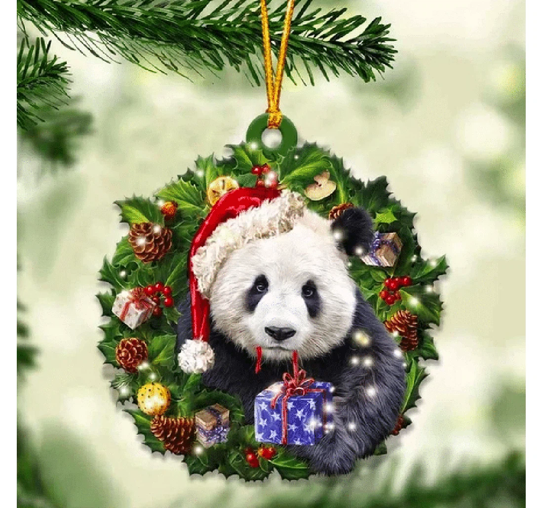 Panda Christmas Ornament