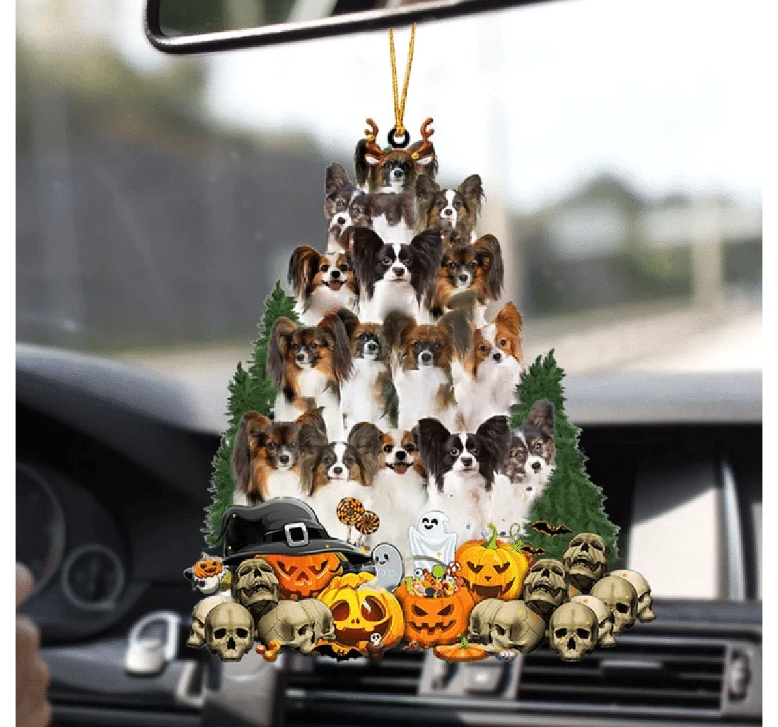 Papillon Christmas Ornament