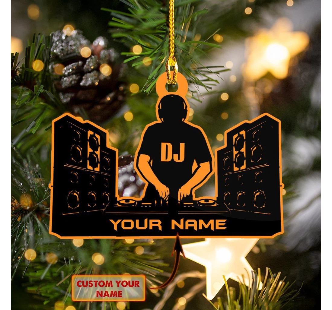 Dj Christmas Ornament