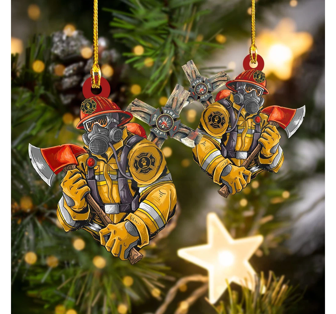 Firefighter Christmas Ornament