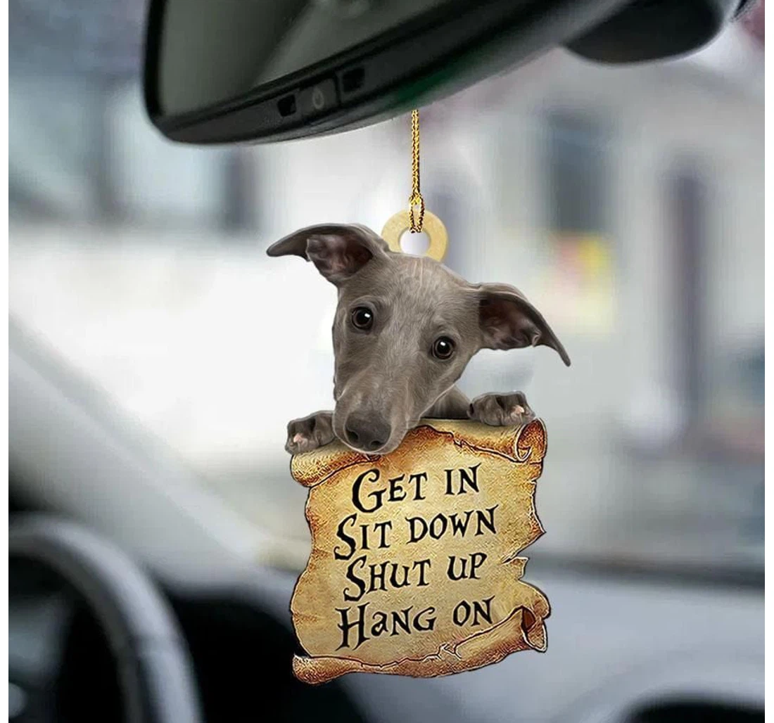 Personalized Whippet Get In Ornament