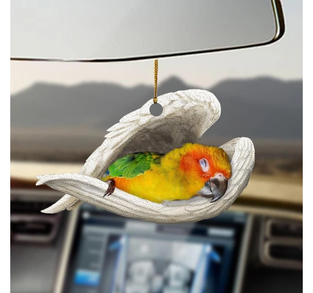 Personalized Sun Conure Sleeping Angel D303 Panorpg0178 Ornament