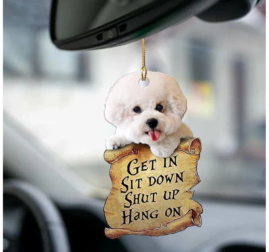 Personalized Bichon Frise Get In Ornament