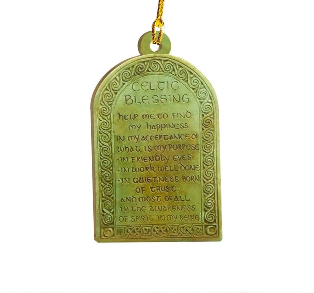 Personalized Celtic Blessing Ornament