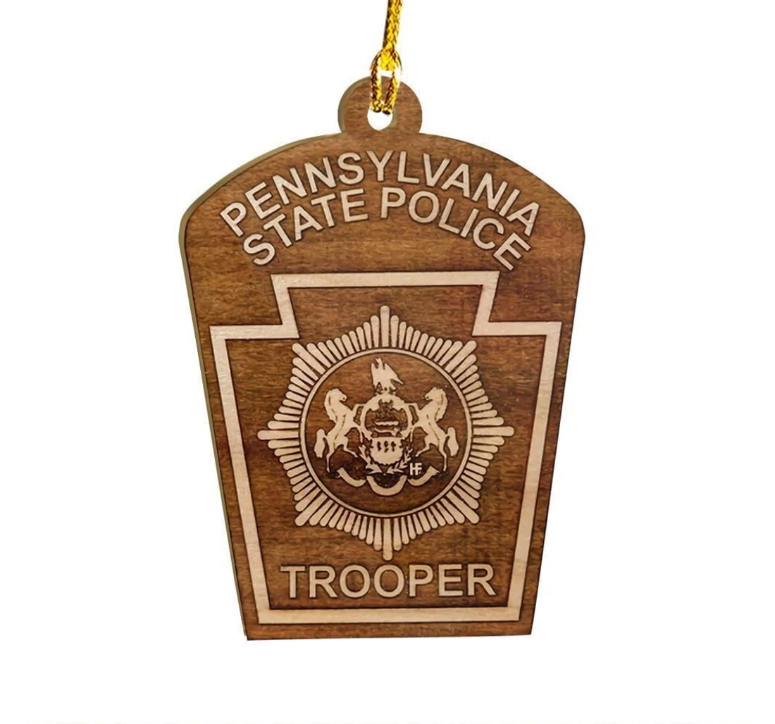 Personalized Pennsylvania State Police Ornament