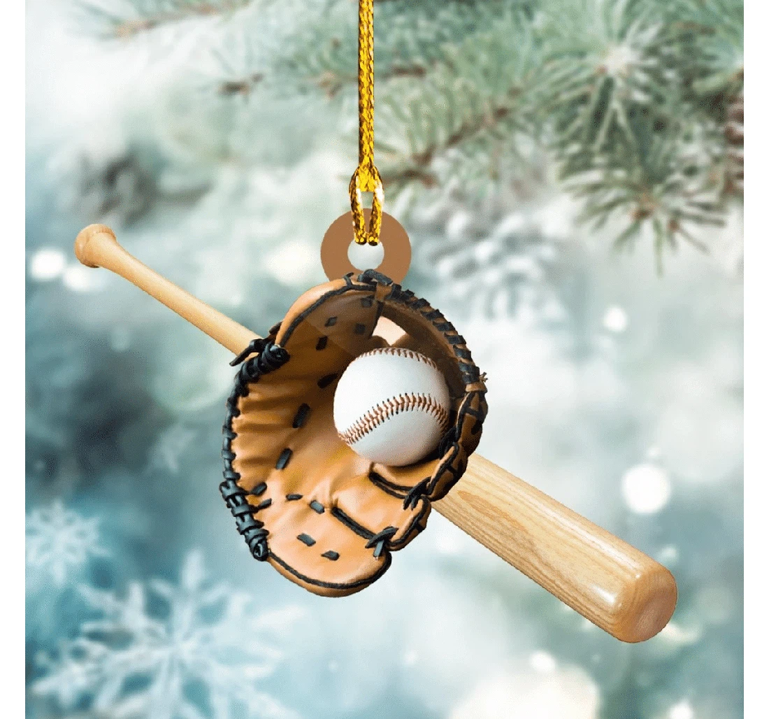 Baseball Christmas Ornament