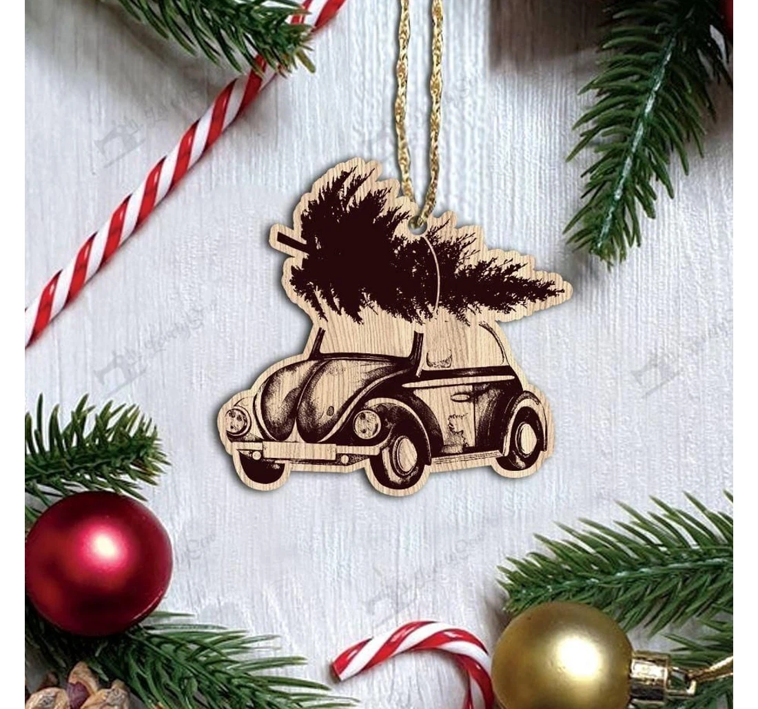 Bug Merry Christmas Ornament