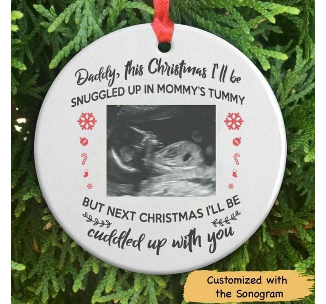 Personalized Christmas Gift For Daddy This Christmas I'll Be Ornament