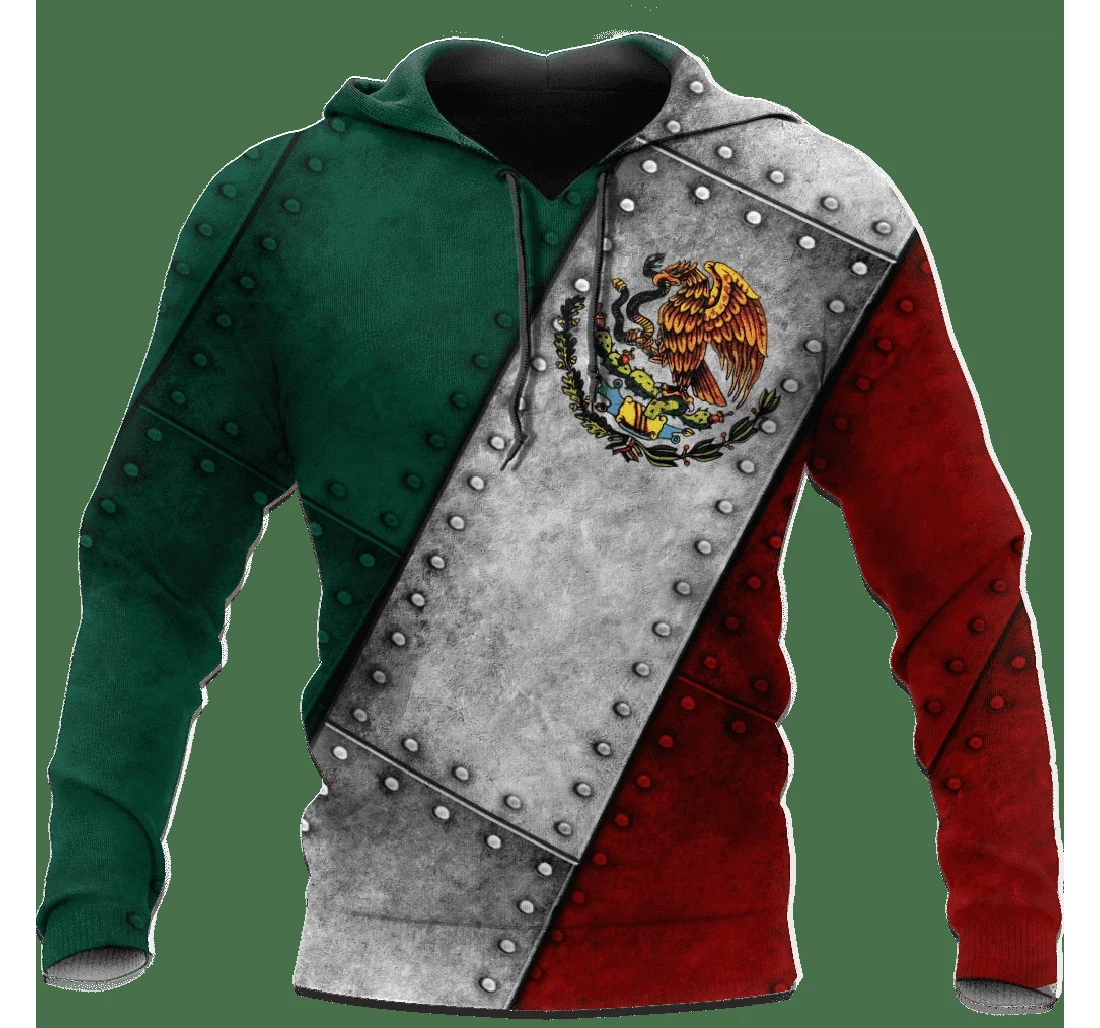 Personalized Amazing Mexico Steel Pattern - 3D Printed Pullover Hoodie