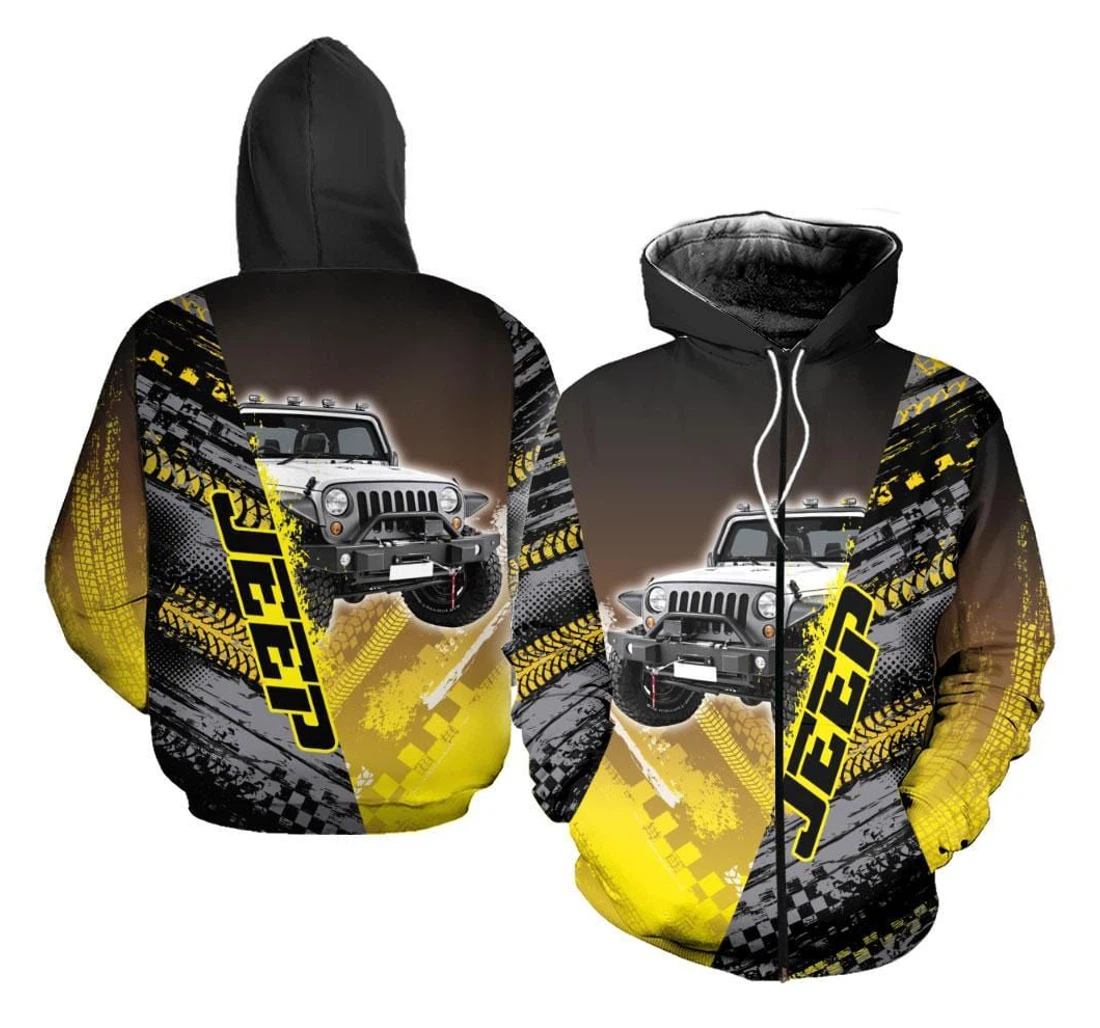 Personalized Amazing Jp Grey Yellow H - 3D Printed Pullover Hoodie