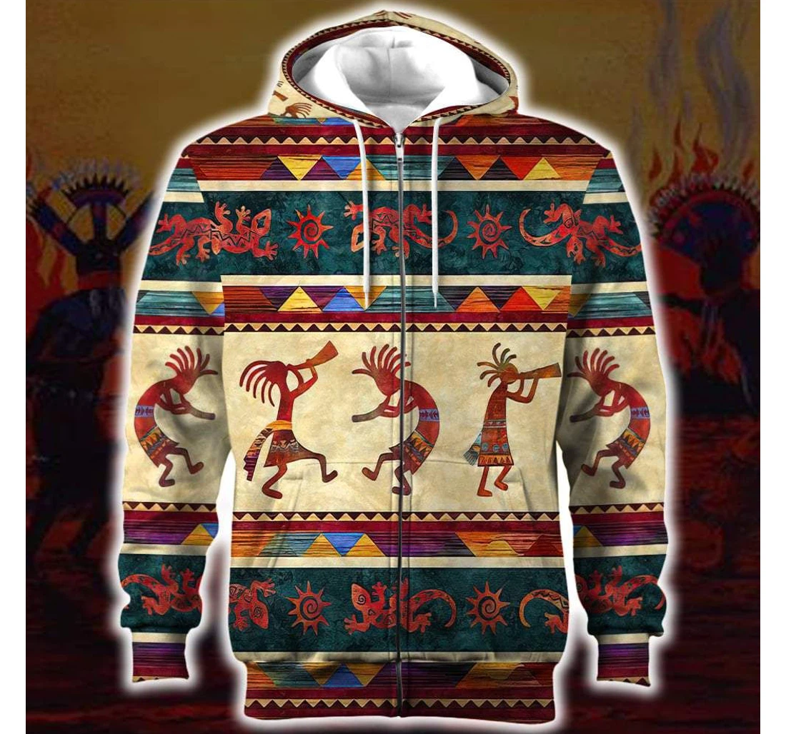 Personalized Amazing Indigenous Pattern - 3D Printed Pullover Hoodie