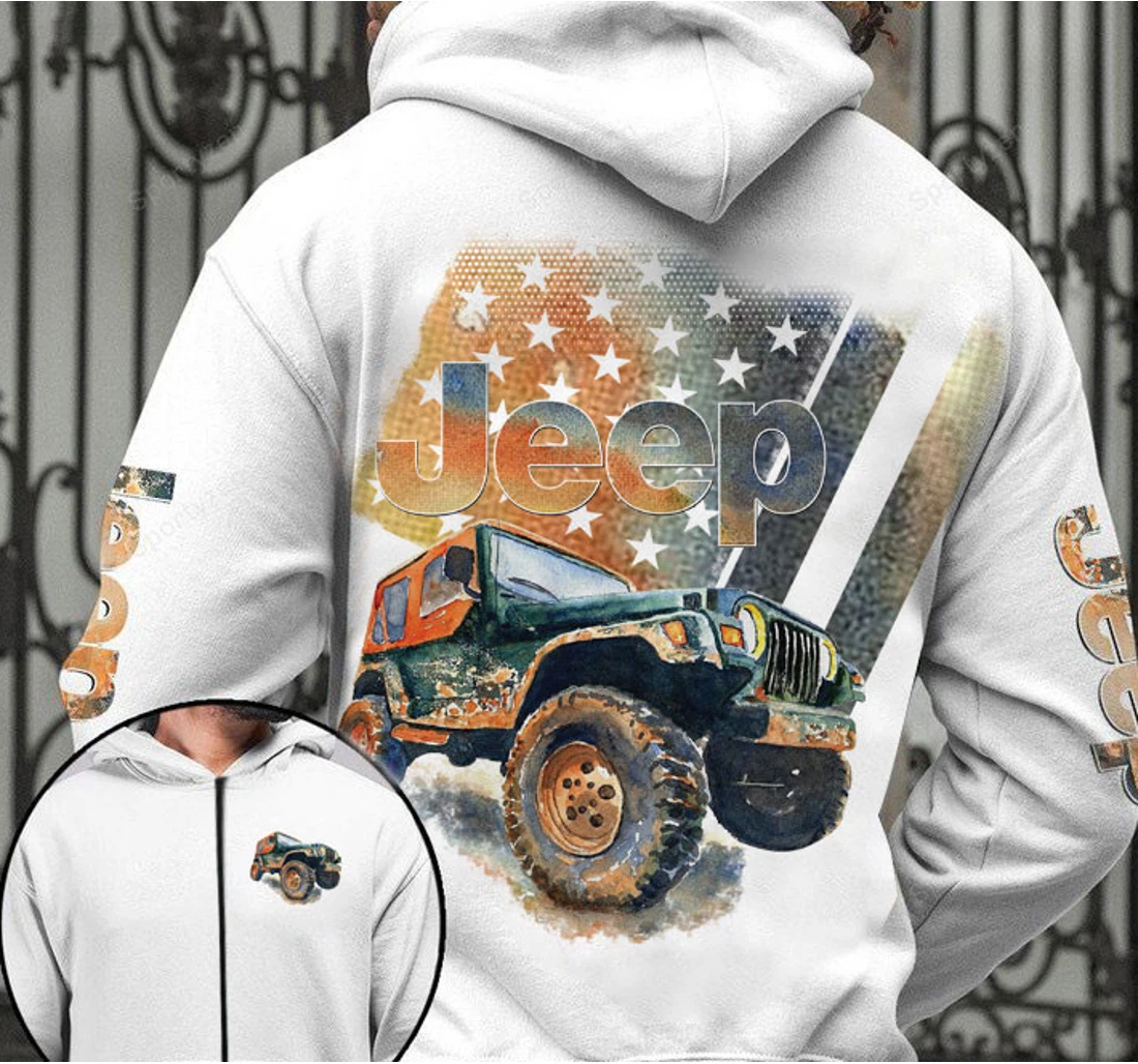 Personalized Old Jp Watercolor Art H - 3D Printed Pullover Hoodie