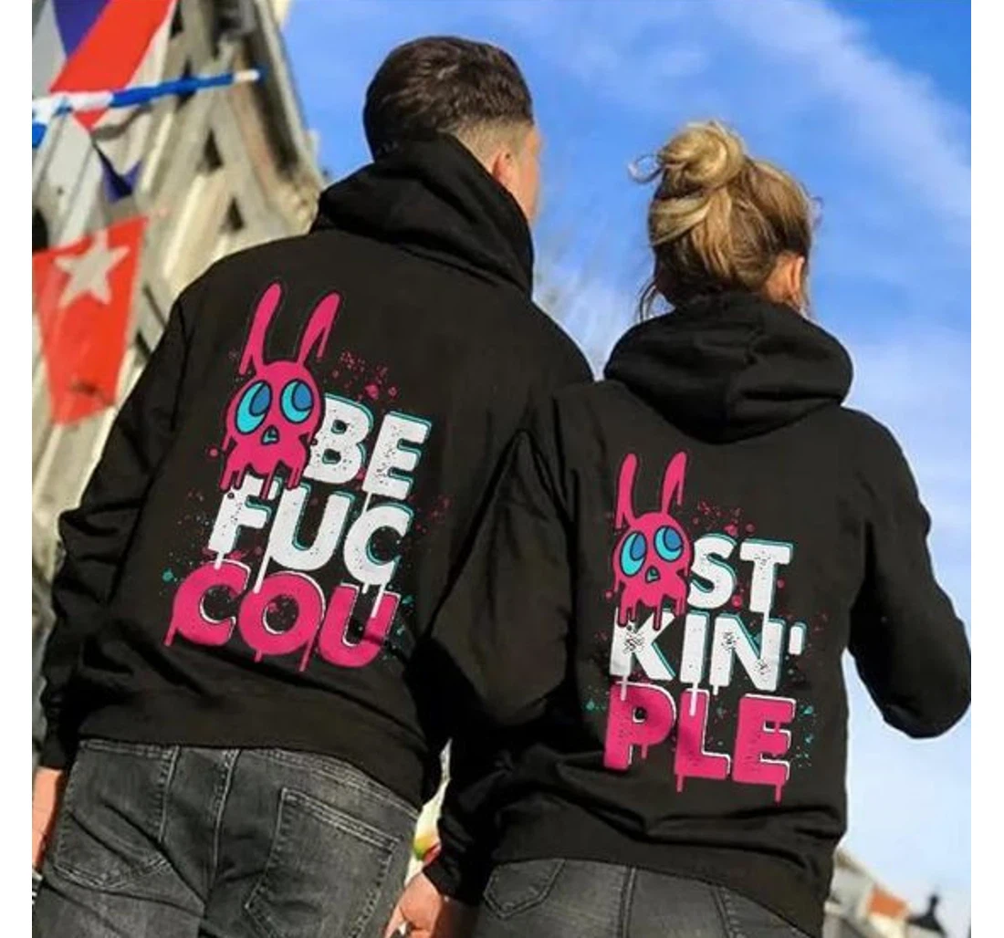 Personalized Best Fuckin' Couple Valentine Hd - 3D Printed Pullover Hoodie