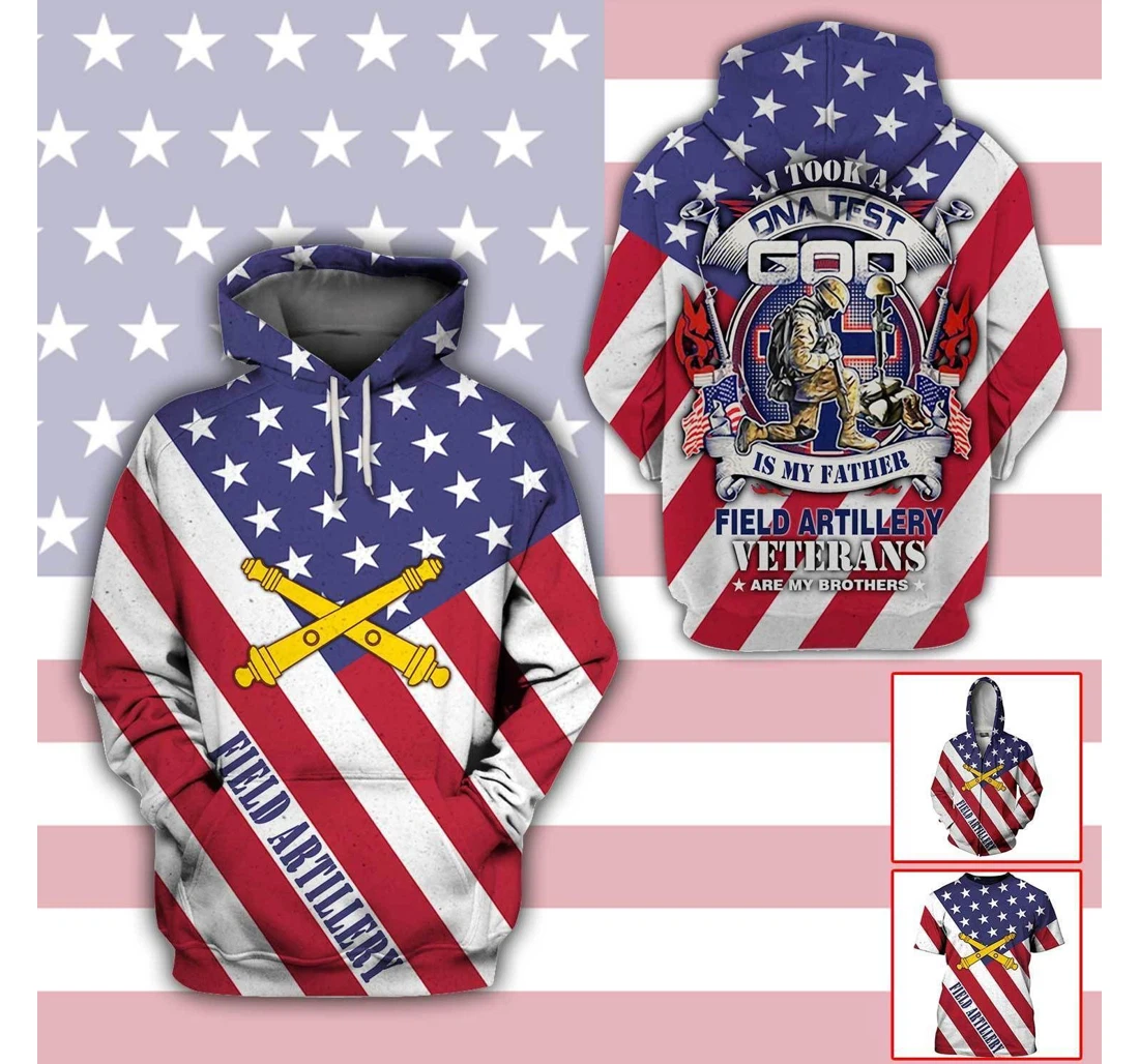 Personalized Field Artillery Hsdyc - 3D Printed Pullover Hoodie