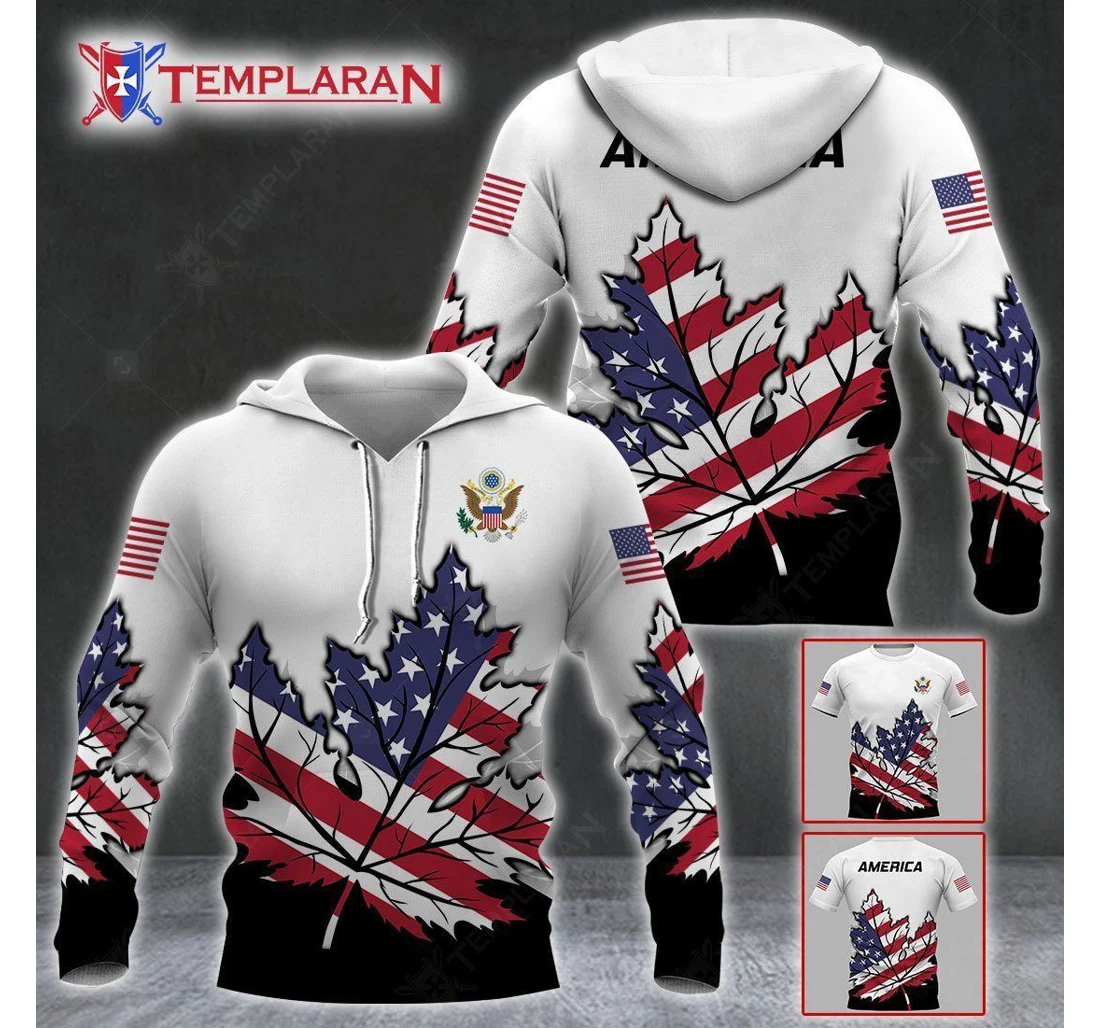 Personalized America Hamsu - 3D Printed Pullover Hoodie