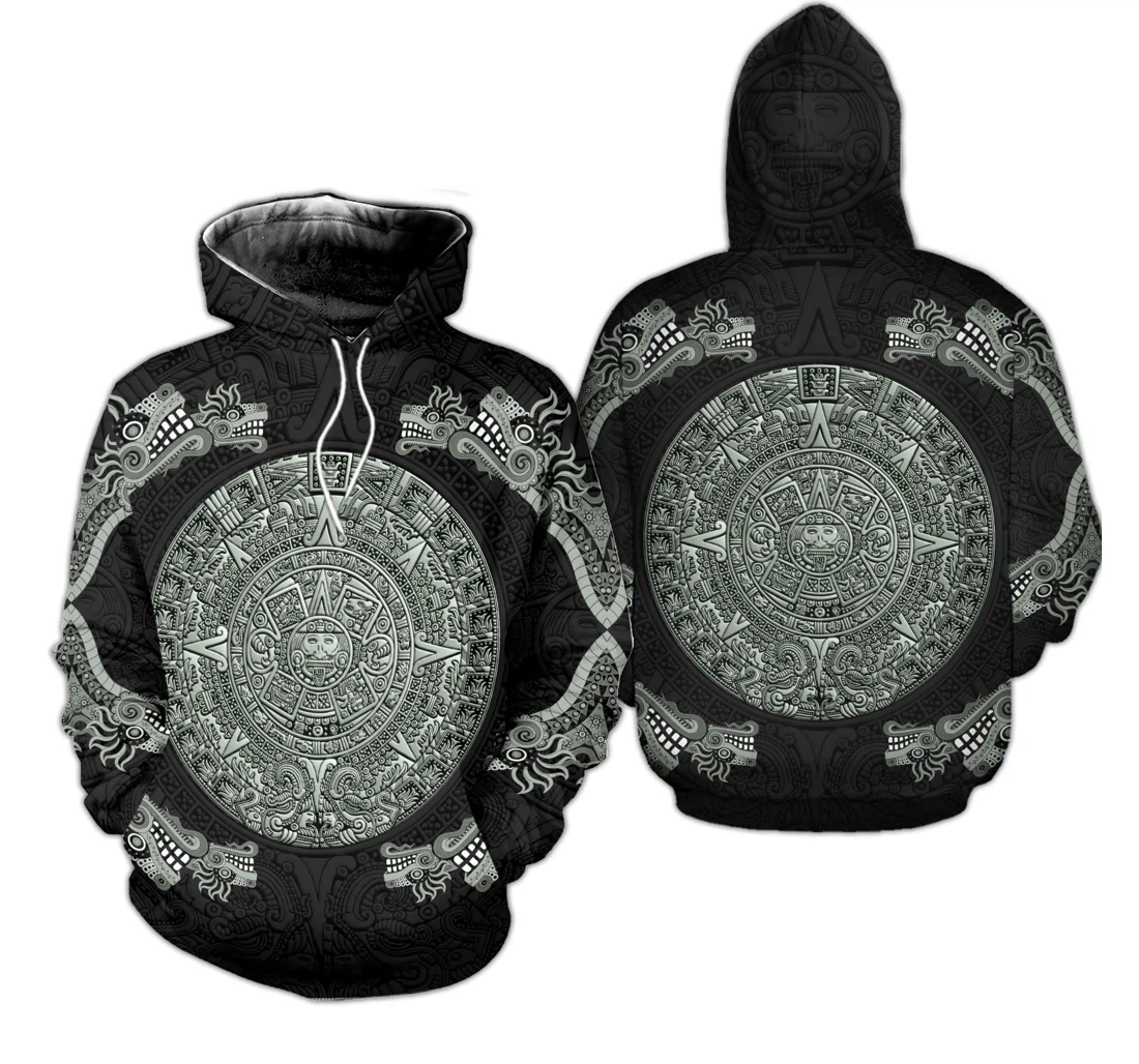 Personalized Mexican Aztec Jungle V - 3D Printed Pullover Hoodie