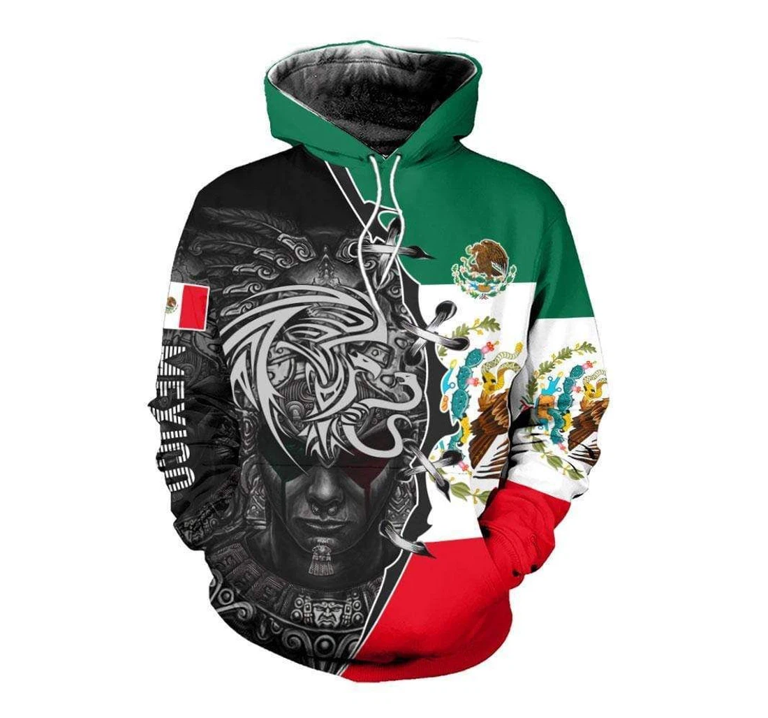 Personalized Father's Day Mexico Symbols H - 3D Printed Pullover Hoodie