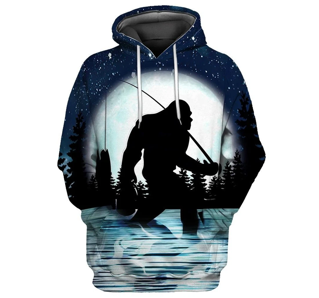 Personalized Bigfoot Kmcmv - 3D Printed Pullover Hoodie