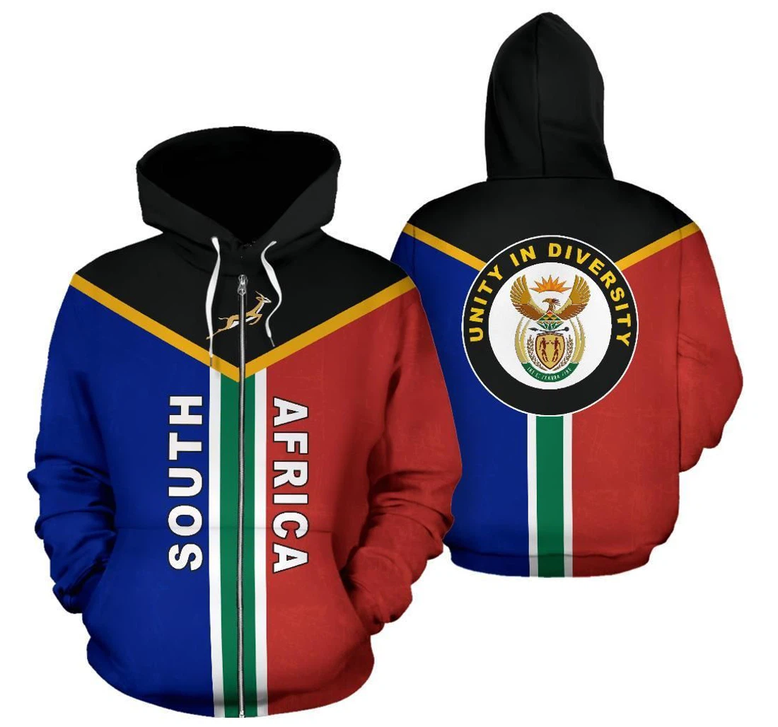 Personalized South Africa Rising Ovaga - 3D Printed Pullover Hoodie